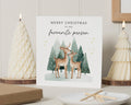 Christmas Card for Favourite Person, Reindeer Christmas Card, Cute Christmas Card, Christmas Card for Her, Personalised Xmas Card