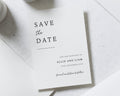Personalised Save the Date Card, Wedding Save the Date, Save the Date Cards, Simple Minimal Save the Date, Custom Save the Date, A6 5x7