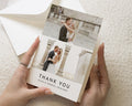 Personalised Wedding Thank You Cards, Photo Wedding Thank You Cards, Folded Wedding Thank You Card, Modern Wedding Stationery