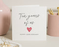 10th Anniversary Card, 10 Year Anniversary Card, Anniversary Card for Husband, Wife Anniversary Card, Romantic Card for Partner