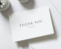 Personalised Wedding Thank You Cards, Folded Wedding Thank You Cards, Wedding Thank You Cards, Minimal Thank You Card for Wedding, A6
