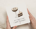 Espresso Martini Birthday Card, Funny Birthday Card, Cocktail Birthday Card, Birthday Card for Friend, Birthday Card for Her, Pun Card