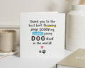 Fathers Day Card from Dog, Dog Dad Fathers Day Card, Funny Dog Dad Card, Best Dog Dad Card, Card for Him, Cute Dog Card