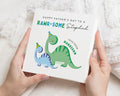 Fathers Day Card for Stepdad, Dinosaur Fathers Day Card, Personalised Stepdad Card, Cute Fathers Day Card from Child, Fun Dad Card