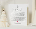 Best Friend Christmas Card, Christmas Card for Friend, Friend Christmas Card, Best Friend Xmas Card, Poem Christmas Card for Bestie