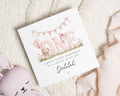 1st Birthday Card for Girl, First Birthday Card, Personalised Birthday Card, Daughter Birthday Card, Granddaughter Card, Bunny Card