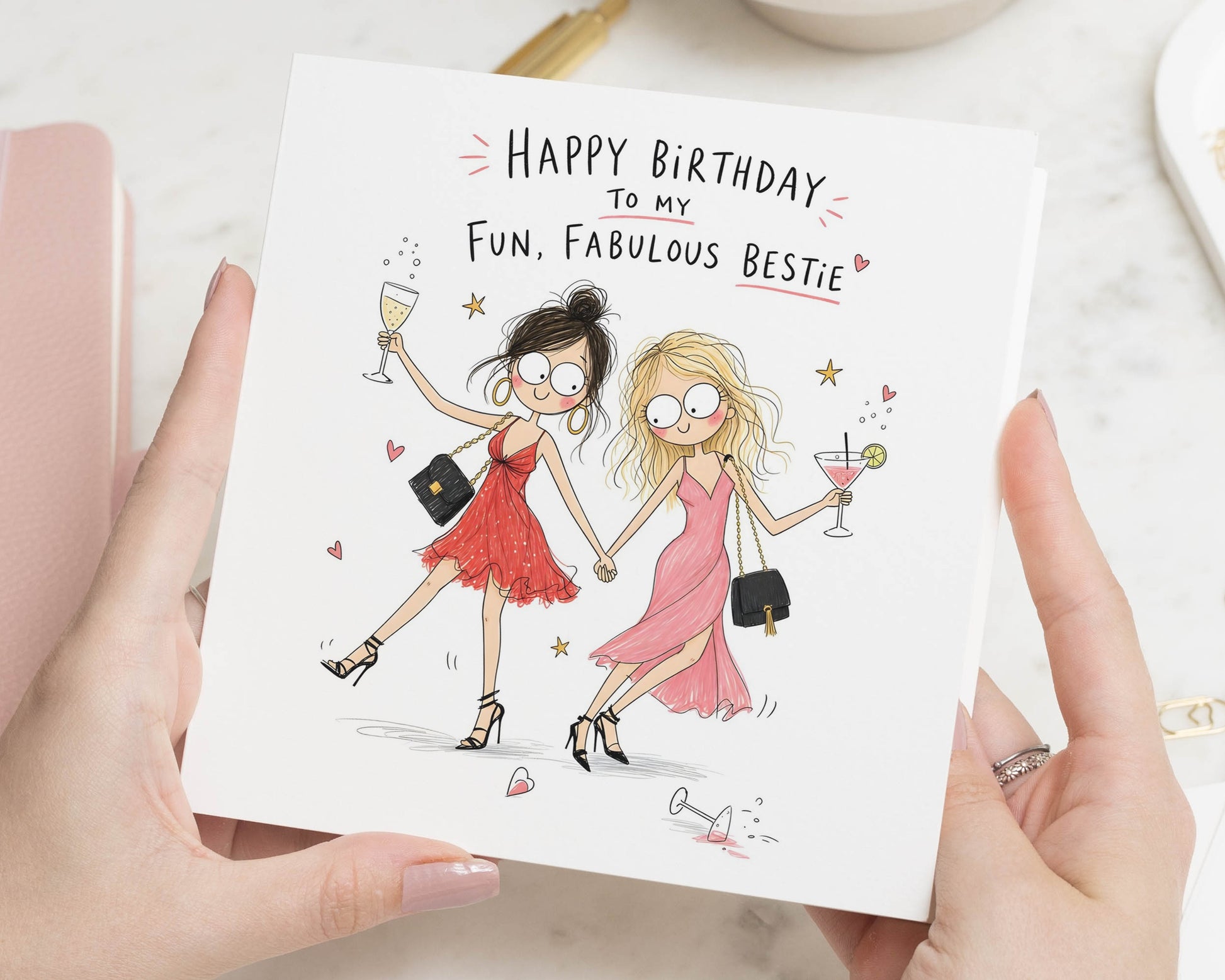 Best Friend Birthday Card, Birthday Card for Bestie, Birthday Card for Friend, Birthday Card for Her, Fun Fabulous Bestie Card
