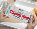 Personalised Stadium Tour Gift Voucher, Football Experience Ticket, Birthday Gift for Him, Custom Anfield Tour