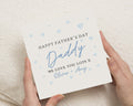 Fathers Day Card for Daddy, Personalised Fathers Day Card from Kids, Fathers Day Card from Son or Daughter, Cute Fathers Day Card
