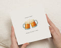 Fathers Day Card for Dad, Cheers Dad Fathers Day Card, Beer Mug Card, Fathers Day Card from Son, Fathers Day Card from Daughter