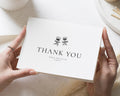 Personalised Wedding Thank You Cards, Wedding Thank You Cards, Thank You Cards, Minimal Wedding Thank You Card, Folded or Flat Card