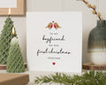 First Christmas Card for Boyfriend, Our First Christmas Together Card, Christmas Card for Him, Personalised Christmas Card