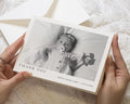Cute Baby Photo Thank You Cards, New Baby Folded Thankyou Cards, Baby Personalised Thank You Card, New Baby Boy Announcement Cards, Baptism