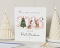 First Christmas Card for Girl, 1st Christmas Card, Baby Girl Christmas Card, Daughter Christmas Card, Granddaughter Christmas Card 2026