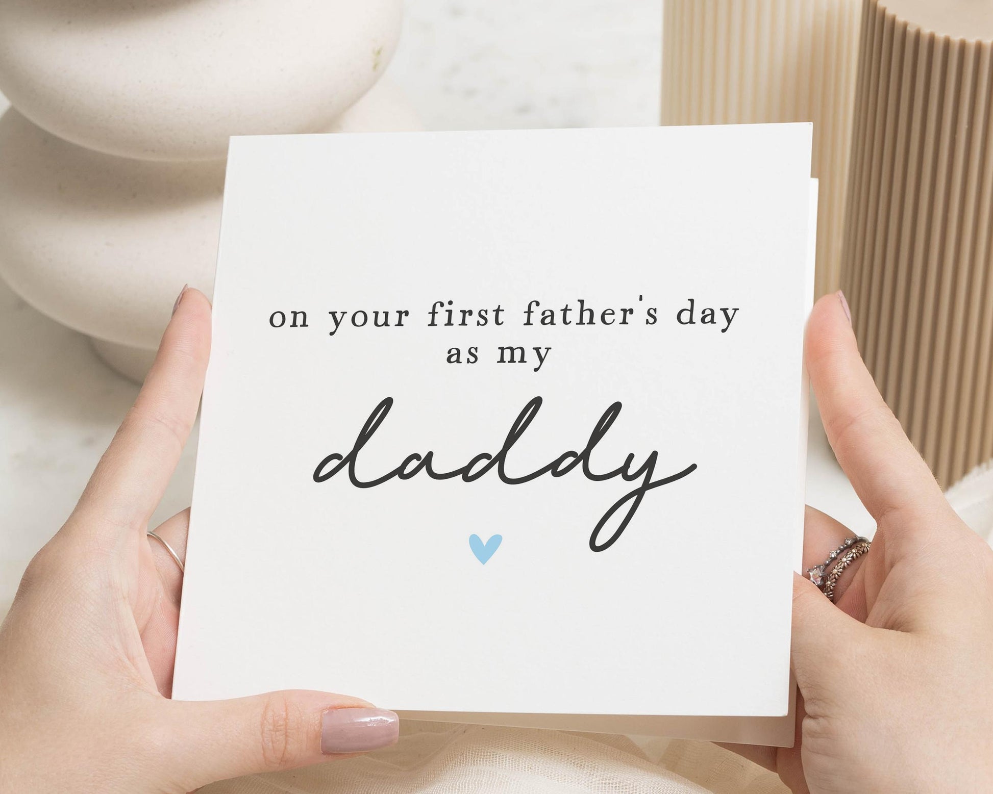 First Fathers Day Card, Fathers Day Card from Baby, Daddy Fathers Day Card, Fathers Day Card for Dad, Cute Fathers Day Card