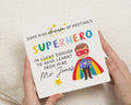 Superhero Teacher Card, Thank You Teacher Card, End Of Term Card, Personalised Teacher Card, Teacher Appreciation Card, Thank You Card
