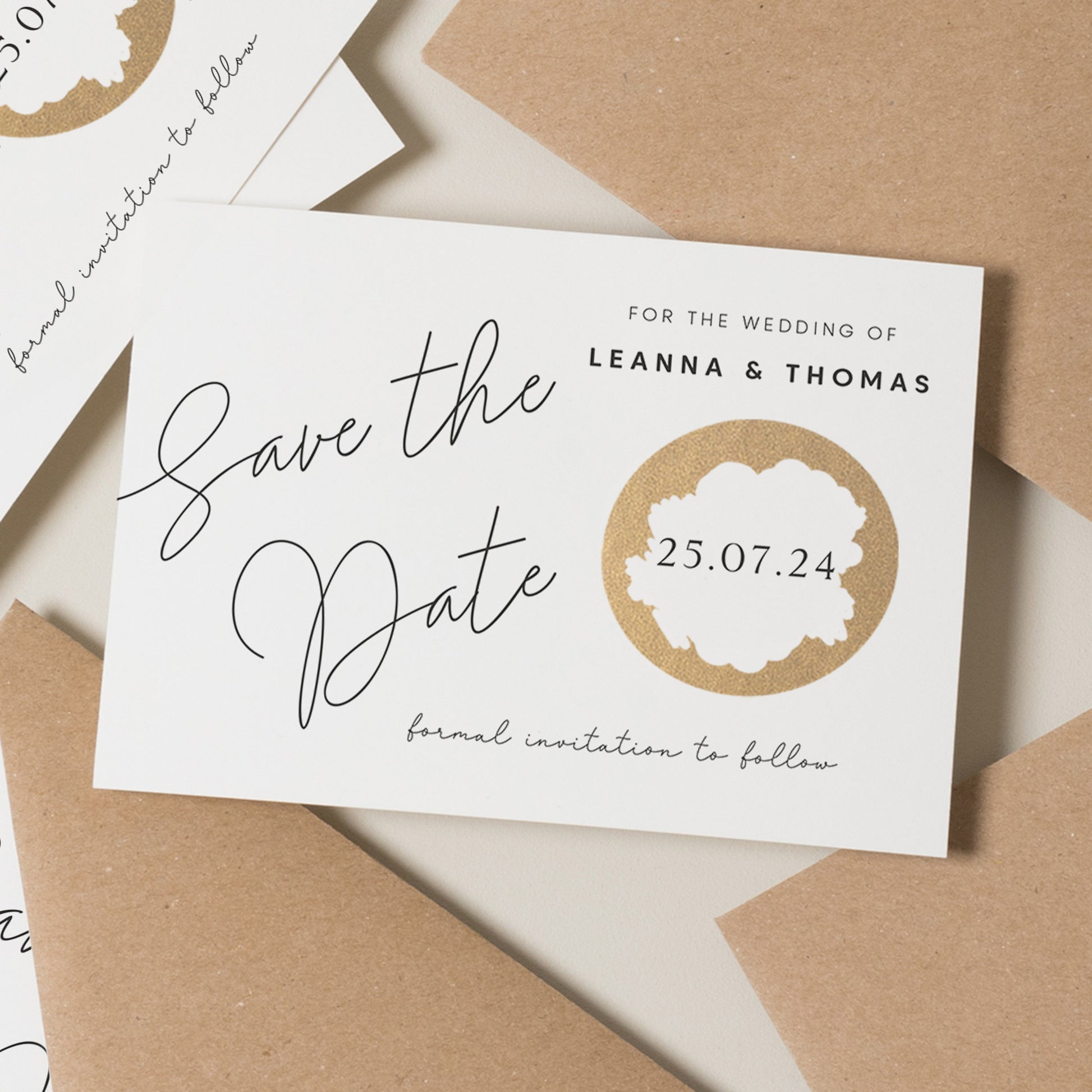 Modern Scratch Off Save The Date Cards, Save The Date Scratch Card, Elegant Wedding Save Our Date Cards, Wedding Date Announcement Card