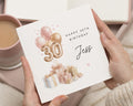 30th Birthday Card, Personalised Birthday Card for Her, 30th Birthday Card for Daughter, Friend, Wife, Custom Name Birthday Card