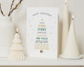 Granddaughter Christmas Card, Christmas Card for Granddaughter, Grand Daughter Christmas Cards, Cute Christmas Card for Her