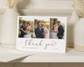 Personalised Wedding Thank You Cards, Photo Thank You Cards, Folded Wedding Thank You Cards, Simple Thank You Card for Wedding