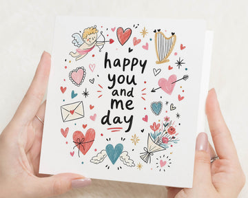 Anniversary Card, Valentines Day Card, Romantic Card for Husband, Wife, Boyfriend, Girlfriend, Cute Love Card for Partner