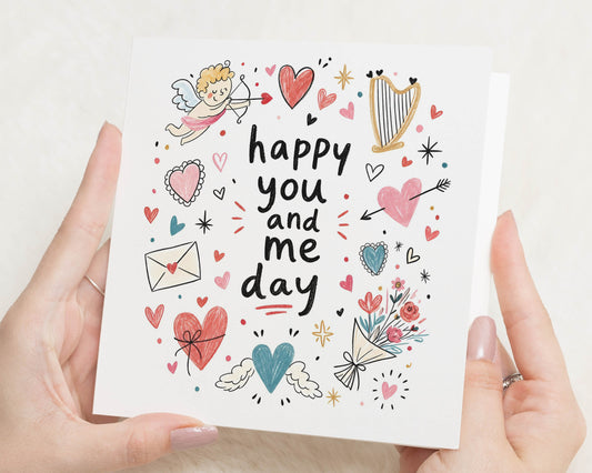 Anniversary Card, Valentines Day Card, Romantic Card for Husband, Wife, Boyfriend, Girlfriend, Cute Love Card for Partner