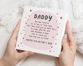 Valentines Day Card for Daddy, Valentines Card from Daughter, Valentines Card for Dad, Cute Valentines Card, Daddy Valentines Card
