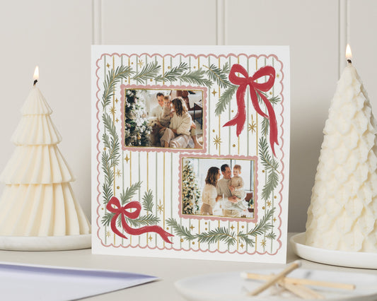 Personalised Photo Christmas Card, Family Christmas Card, Christmas Cards, Custom Xmas Card, Festive Photo Card, Photo Xmas Card