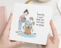 Funny Birthday Card, New Home Card, Plant Lover Birthday Card, Birthday Card for Friend, House Plant Card, Plant Mum Card for Her