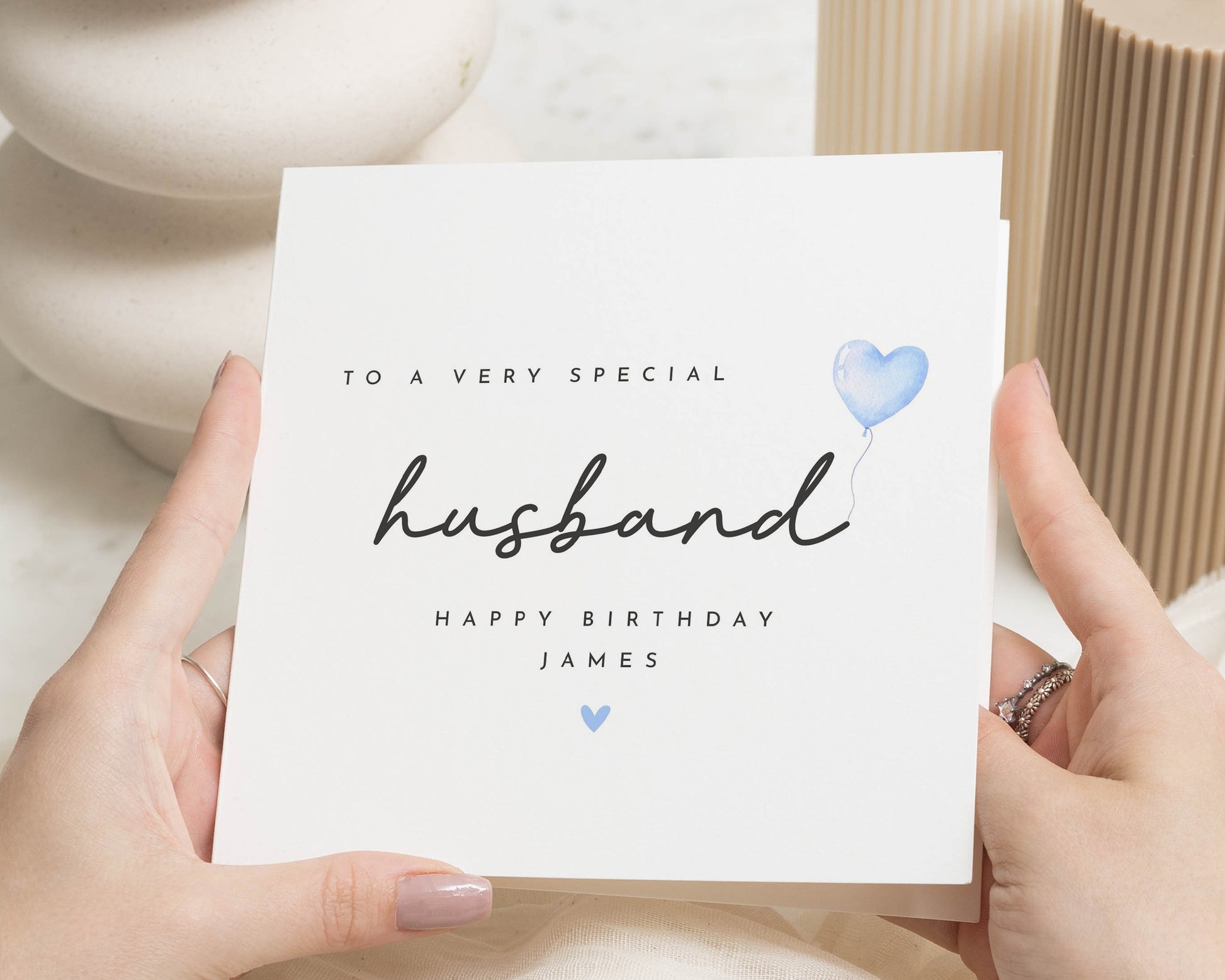 Husband Birthday Card, Birthday Card for Husband, Special Husband Card, Personalised Husband Birthday Card, Romantic Birthday Card