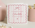 21st Birthday Card for Daughter, Personalised 21st Birthday Card, Daughter Birthday Card, Birthday Card for Her, Pink Bow Card