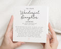 Graduation Card for Daughter, Personalised Graduation Card, Daughter Graduation Card, Graduation Card for Her, Poem Graduation Card