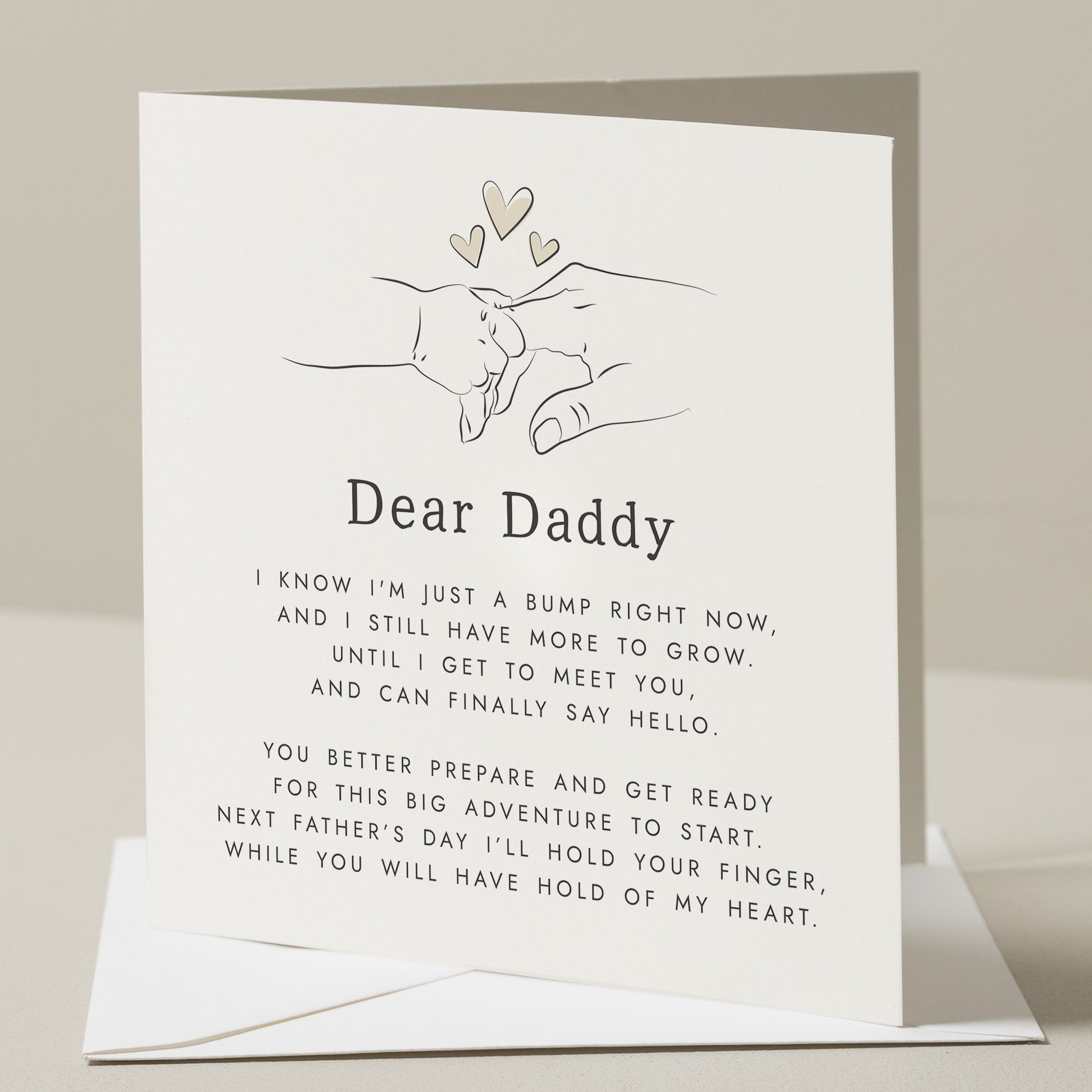 Fathers Day Card From Bump, Poem Card For Dad To Be, Fathers Day Gift From Bump, Fathers Day Card For Daddy To Be, Daddy To Be Poem Card