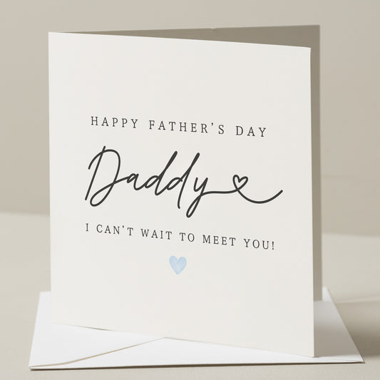 Cute Daddy Fathers Day Card From The Bump, Fathers Day Gift From Bump, Special Daddy To Be Card, Fathers Day Card For New Daddy, From Bump