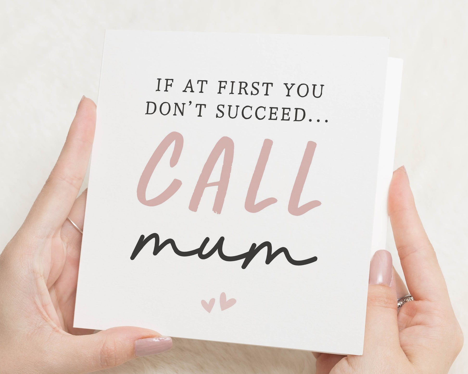 Birthday Card for Mum, Call Mum Card, Funny Birthday Card for Her, Mothers Day Card, Mum Card, Thinking of You Card, Cute Card for Mum