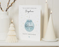 Christmas Card for Nephew, Personalised Christmas Card, Nephew Christmas Card, Custom Name Xmas Card, Cute Bauble Christmas Card