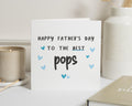 Fathers Day Card for Grandad, Grandpa, Pops, Fathers Day Card for Him, Fathers Day Card from Kids, Cute Fathers Day Card, Simple Card