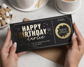 Personalised Birthday Gift Voucher, Scratch To Reveal, Weekend Away, Custom Birthday Card, Gold Foil, For Him Or Her