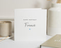 Birthday Card for Fiancé, Happy Birthday Card for Him, Simple Birthday Card, Personalised Birthday Card, Birthday Card for Husband