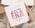 Engagement Card for Fiancée, Personalised Engagement Card, Romantic Congratulations Card, Fiancée Era Card