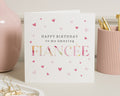 Fiancée Birthday Card, Birthday Card for Fiancée, Romantic Birthday Card for Her, Cute Birthday Card for Girlfriend, Love Heart Card