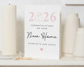 Personalised New Home Card, New House Card, Housewarming Card, Congratulations Card, Custom New Homeowners Card, First Home Card