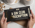 Personalised Gift Voucher for Mum, Gin Subscription Gift, Birthday Gift Voucher, Gin Club Voucher, Gift Experience for Her