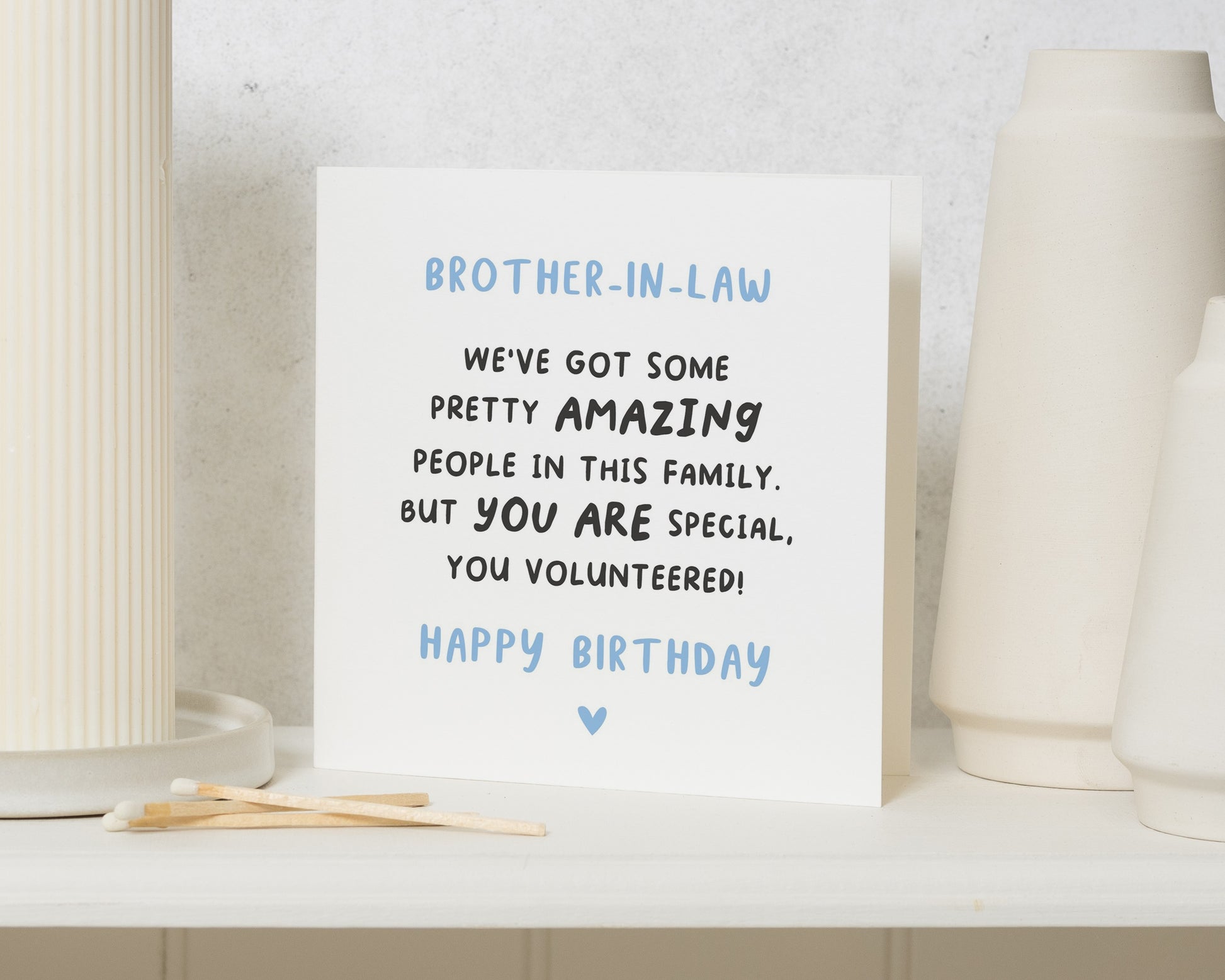 Brother In Law Birthday Card, Birthday Card For Brother In Law, Funny Birthday Card, Birthday Card For Him, Personalised Birthday Card