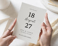 Personalised Save the Date Card, Wedding Save the Date, Save the Date Cards, Custom Save the Date, Minimal Simple Save the Date