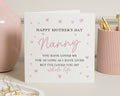 Mothers Day Card for Nanny, Happy Mothers Day Card, Card for Nanny, Mothers Day Card from Grandchildren, Personalised Nanny Card
