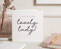 Birthday Card for Her, Lovely Lady Birthday Card, Birthday Card for Friend, Birthday Card for Mum, Simple Birthday Card for Women