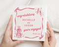 Personalised Engagement Card, Congratulations Engagement Card, Engaged Card for Couple, Engagement Cards, Champagne Wedding Proposal Card