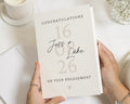 Personalised Engagement Card, Congratulations Engagement Card, Engagement Card for Couple, Custom Engagement Card, Newly Engaged Card