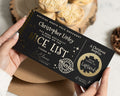Personalised Lapland Gift Voucher, Christmas Surprise Ticket, Scratch To Reveal, Gold Foil, North Pole Nice List Certificate